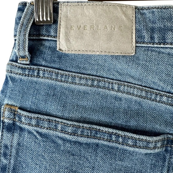 Everlane Women's Denim Jeans Organic Cotton The Way High Leg Flare Size 27 - Picture 4 of 14